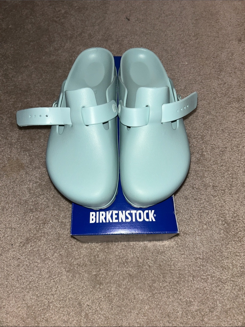 Birkenstock Women’s Mint Green EVA Clogs